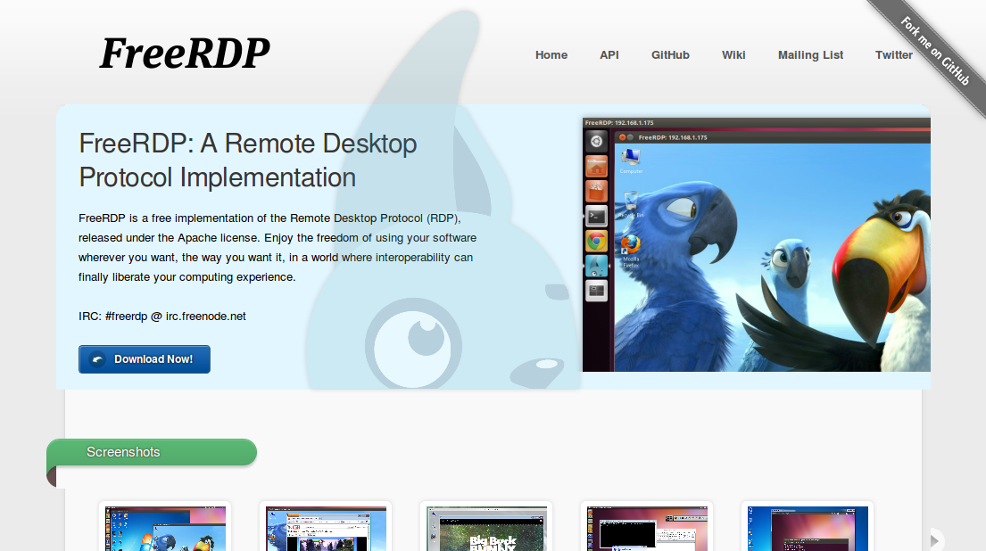 FreeRDP website